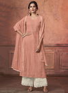 Dark Cream Colour NOOR Maisha Festive Wear Heavy Pure Georgette Redymade Salwar Kameez Collection 3166